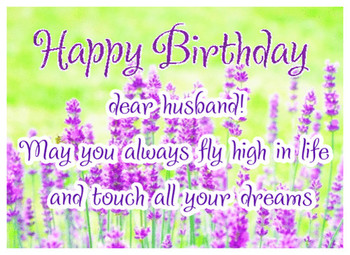 Happy birthday dear husband! greetingshare