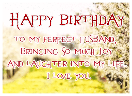 Happy birthday to my perfect husband greetingshare