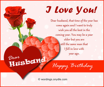 Happy birthday dear husband greeting cards birthday wishe...