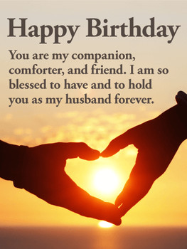 You are my everything! happy birthday wishes card for hus...