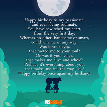 Romantic happy birthday poems for husband from wife insbr...