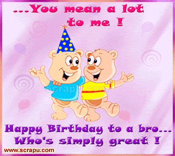 Happy Birthday Brother GIFs 💐 — Free happy bday pictures and photos | BDay 
