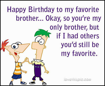 Fancy happy birthday brother funny quotes plan best birth...