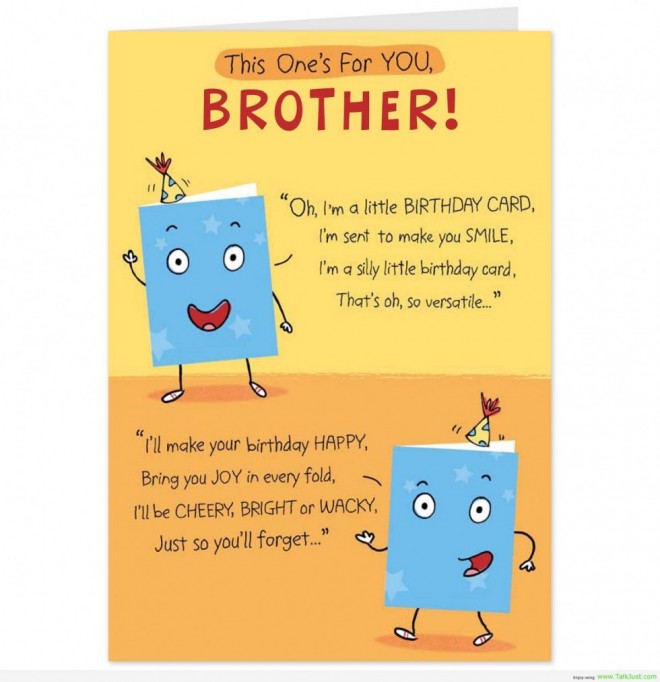Free Brother Birthday Cards Printable