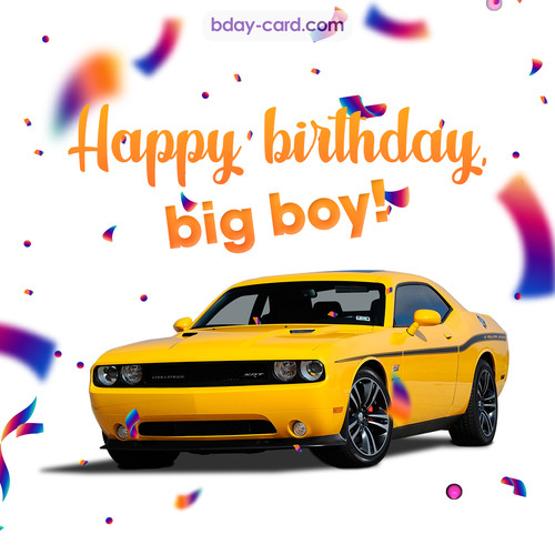 Happiest birthday with Dodge Charger