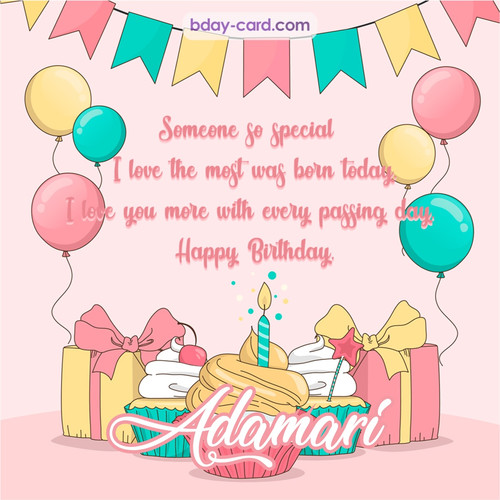 Greeting photos for Adamari with Gifts