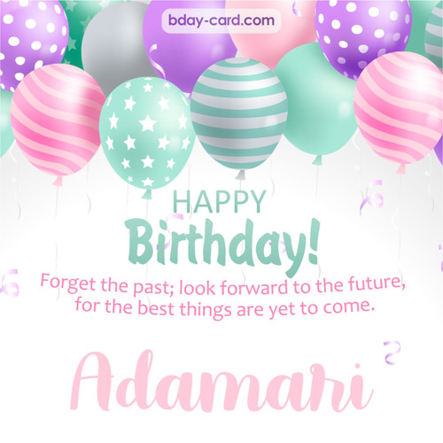 Birthday pic for Adamari with balls