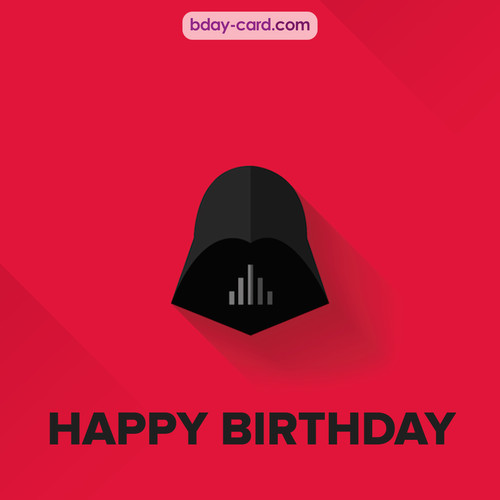 Happy Birthday pictures with Darth Vader