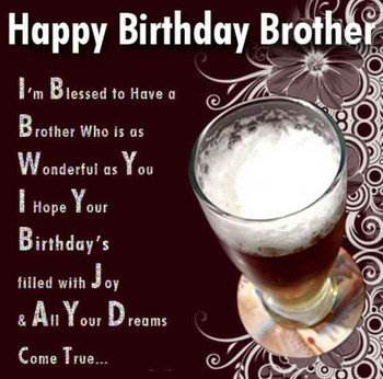 Birthday wishes latest happy birthday brother poems from ...