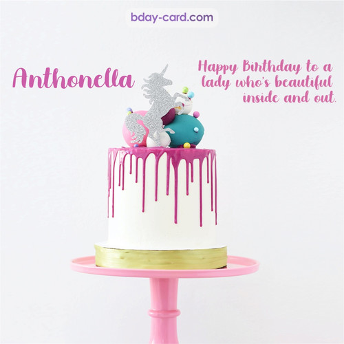 Bday pictures for Anthonella with cakes
