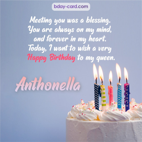 Greeting pictures for Anthonella with marshmallows