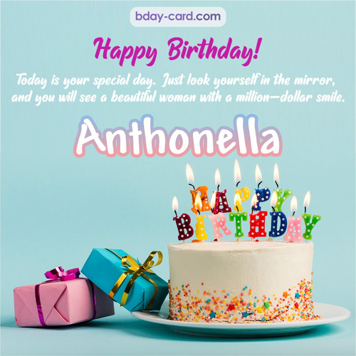 Birthday pictures for Anthonella with cakes