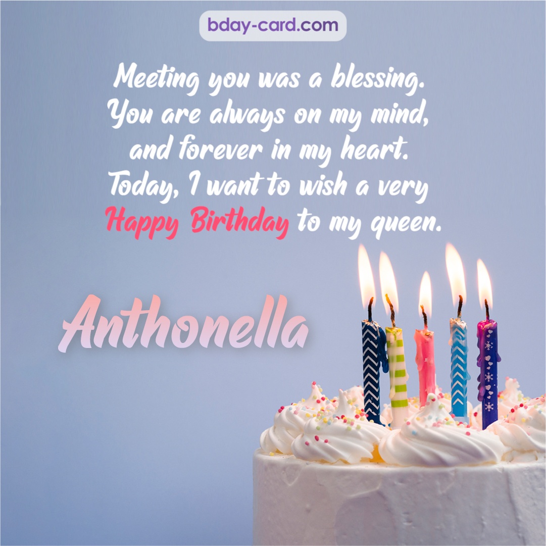 Greeting pictures for Anthonella with marshmallows