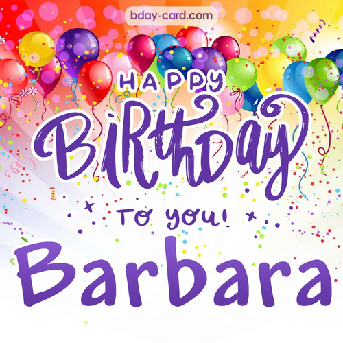 Beautiful Happy Birthday images for Barbara