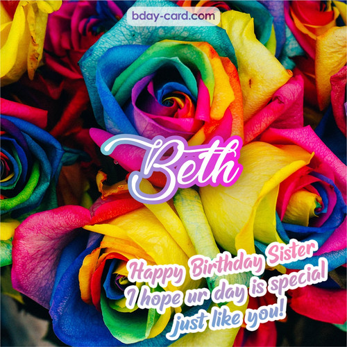 Happy Birthday pictures for sister Beth