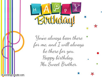 Birthday wishes for brother wordings and messages