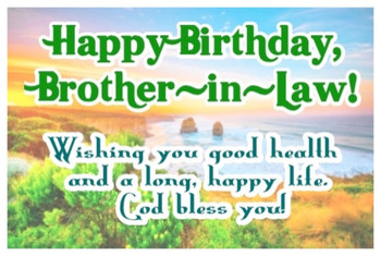 Happy birthday brother in law ecard greetingshare