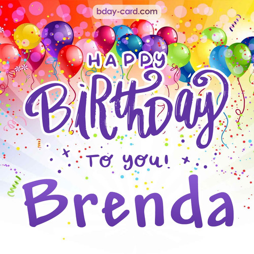 Beautiful Happy Birthday images for Brenda