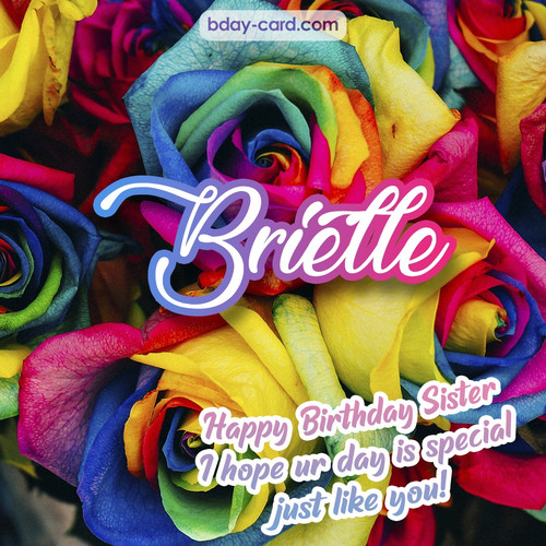 Happy Birthday pictures for sister Brielle