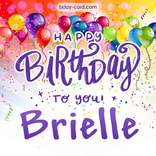 Beautiful Happy Birthday images for Brielle