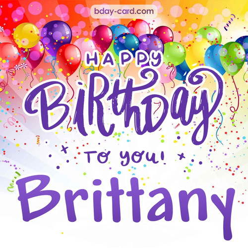 Beautiful Happy Birthday images for Brittany