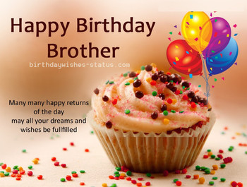 Happy birthday wishes for brother birthday message for br...