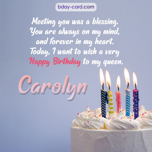 Bday pictures to my queen Carolyn