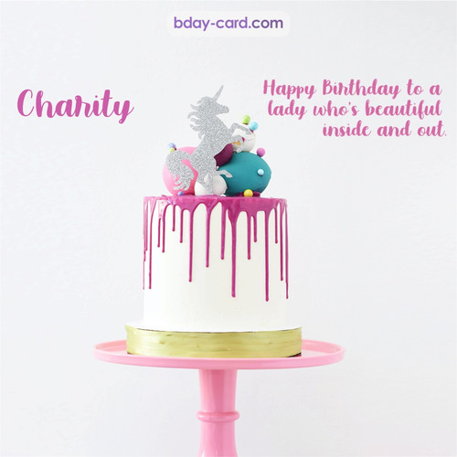 Bday pictures for Charity with cakes