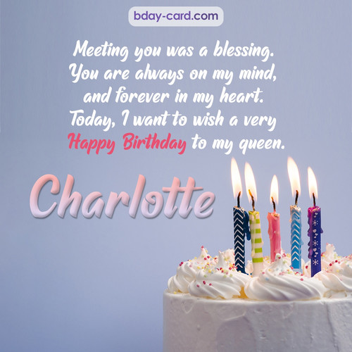 Bday pictures to my queen Charlotte