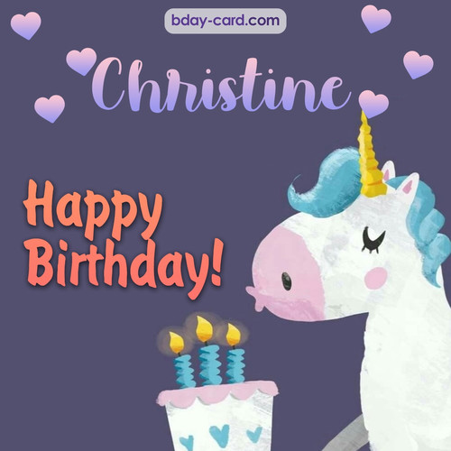 Funny Happy Birthday pictures for Christine