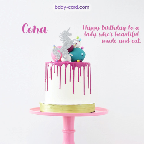 Bday pictures for Cora with cakes
