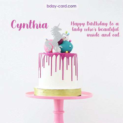 Bday pictures for Cynthia with cakes