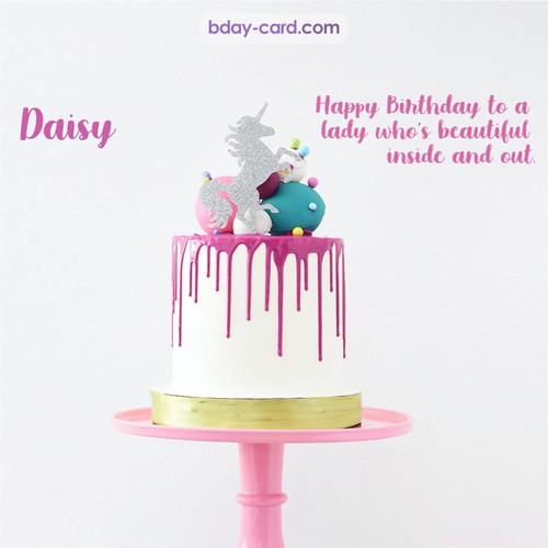 Bday pictures for Daisy with cakes