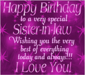 Birthday wishes animated cards for sister in law best gre...