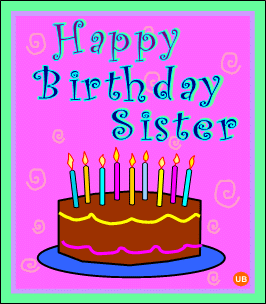 Happy birthday sister 1 gif