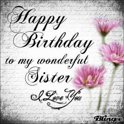Happy birthday sister animated pictures for sharing #1258...