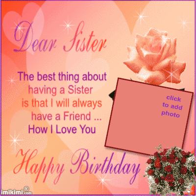 Happy birthday sister gif cool images