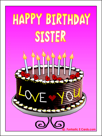 Happy Birthday Sister GIFs 💐 — Free happy bday pictures and photos   - page 2