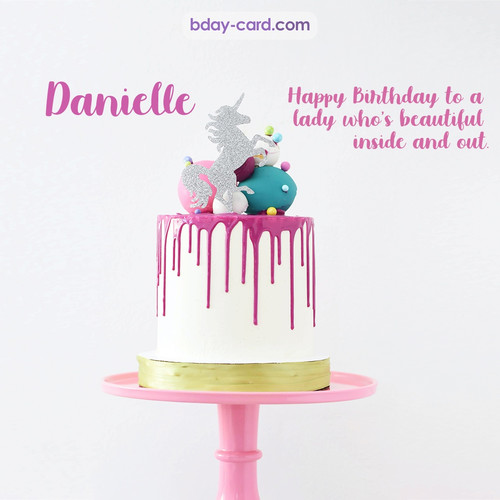 Bday pictures for Danielle with cakes