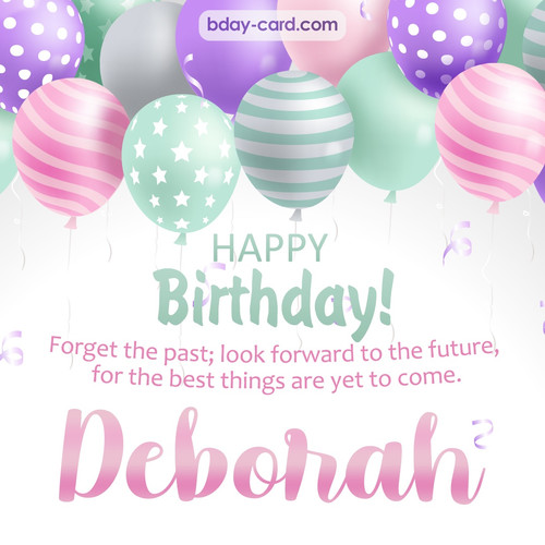 Birthday pic for Deborah with balls