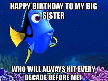 40 Birthday memes for sister wishesgreeting