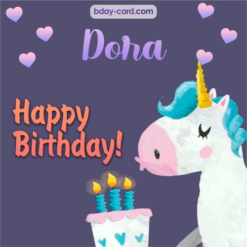 Funny Happy Birthday pictures for Dora
