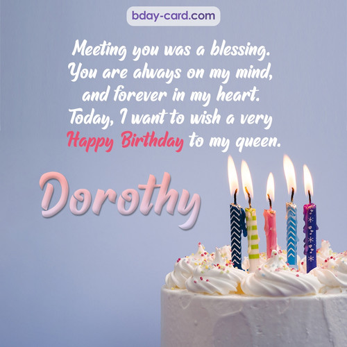 Bday pictures to my queen Dorothy