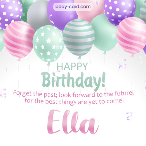 Birthday pic for Ella with balls