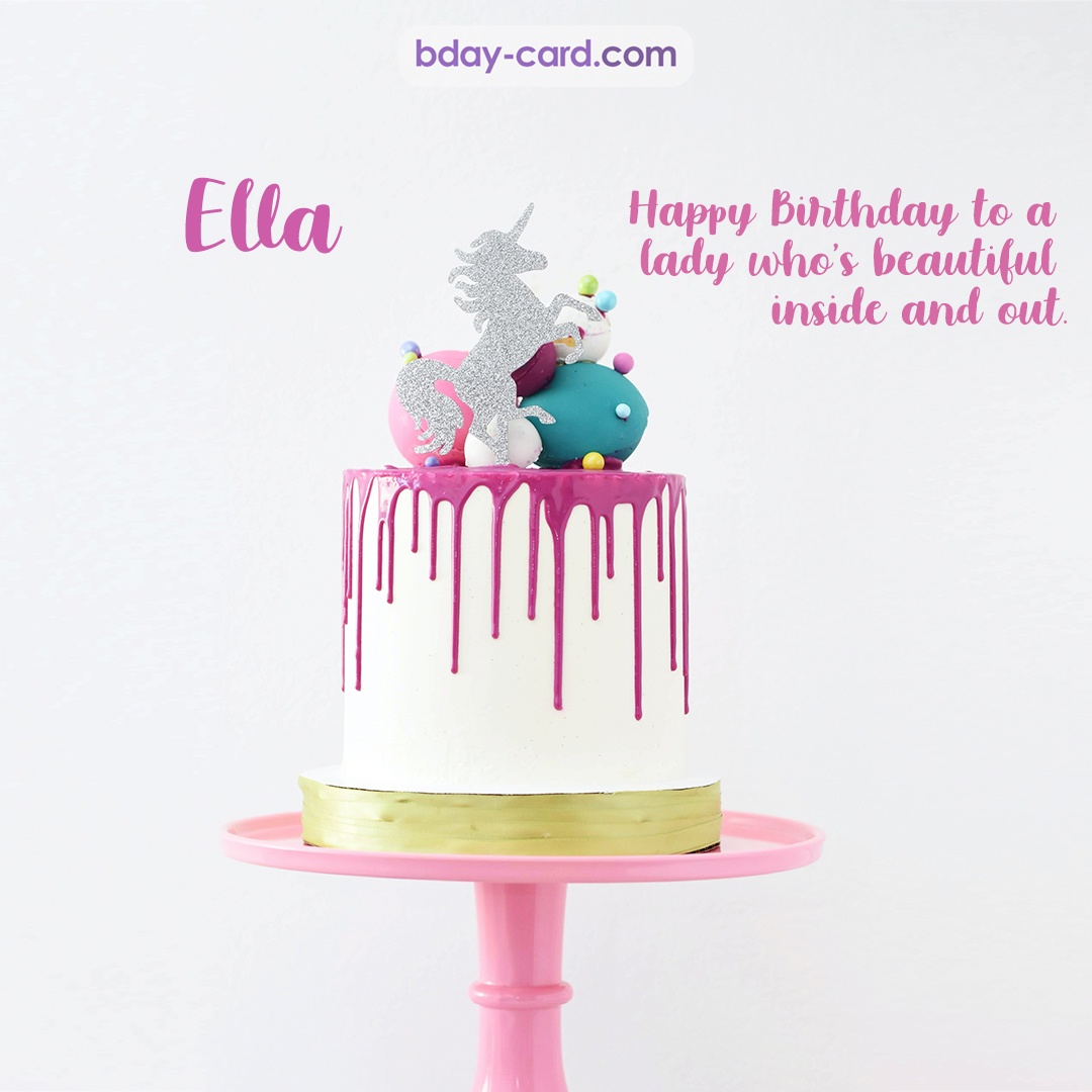 Bday pictures for Ella with cakes