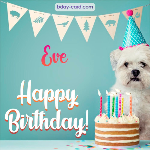 Happiest Birthday pictures for Eve with Dog