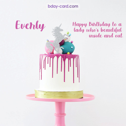 Bday pictures for Everly with cakes
