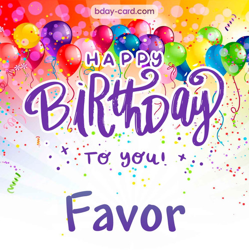 Beautiful Happy Birthday images for Favor
