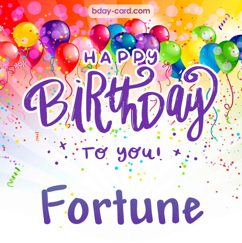 Beautiful Happy Birthday images for Fortune