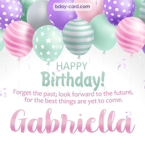 Birthday pic for Gabriella with balls